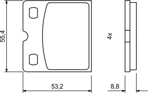 BOSCH 0 986 494 775 - Set placute frana,frana disc aaoparts.ro