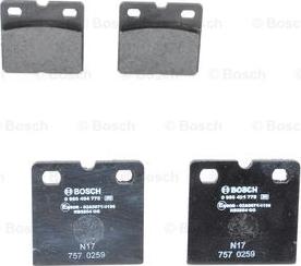 BOSCH 0 986 494 775 - Set placute frana,frana disc aaoparts.ro