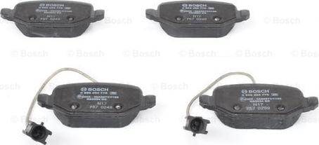 BOSCH 0 986 494 776 - Set placute frana,frana disc aaoparts.ro