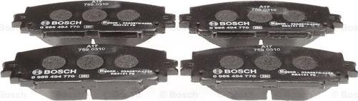 BOSCH 0 986 494 770 - Set placute frana,frana disc aaoparts.ro