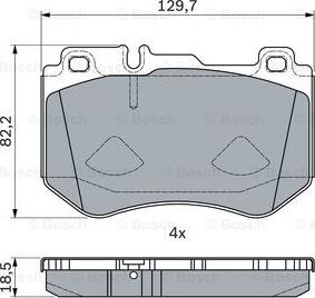 BOSCH 0 986 494 777 - Set placute frana,frana disc aaoparts.ro