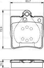BOSCH 0 986 495 080 - Set placute frana,frana disc aaoparts.ro