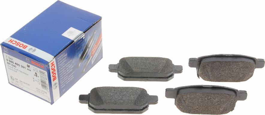 BOSCH 0 986 495 301 - Set placute frana,frana disc aaoparts.ro