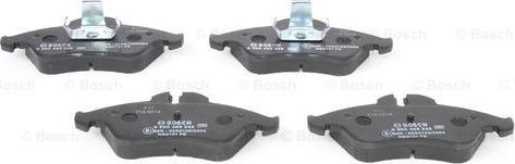 BOSCH 0 986 495 245 - Set placute frana,frana disc aaoparts.ro