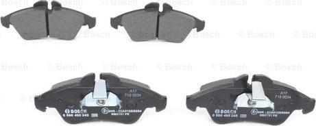 BOSCH 0 986 495 245 - Set placute frana,frana disc aaoparts.ro