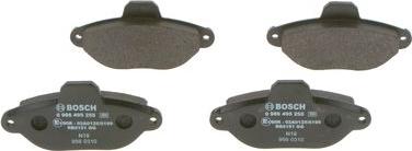 BOSCH 0 986 495 255 - Set placute frana,frana disc aaoparts.ro