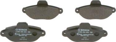 BOSCH 0 986 495 255 - Set placute frana,frana disc aaoparts.ro