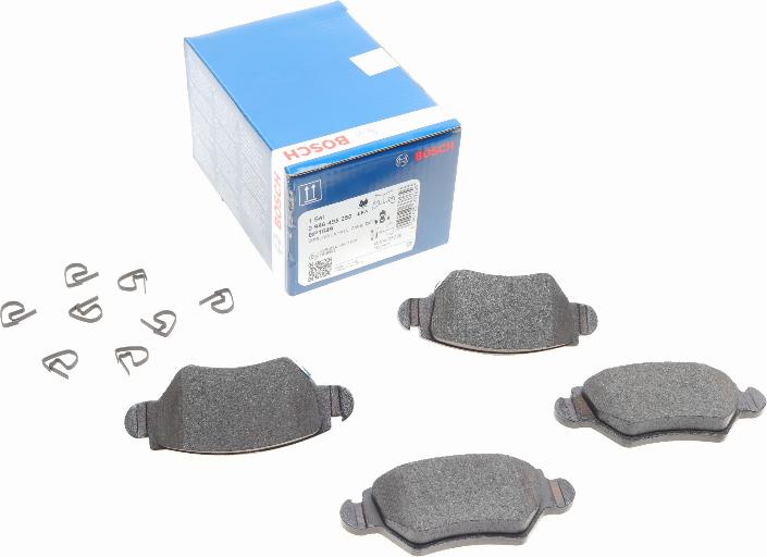 BOSCH 0 986 495 250 - Set placute frana,frana disc aaoparts.ro