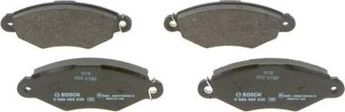 BOSCH 0 986 495 235 - Set placute frana,frana disc aaoparts.ro