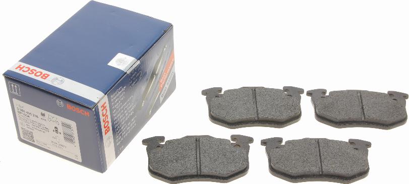 BOSCH 0 986 495 236 - Set placute frana,frana disc aaoparts.ro
