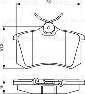 BOSCH 0 986 495 231 - Set placute frana,frana disc aaoparts.ro