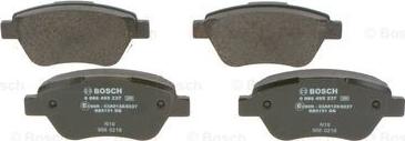 BOSCH 0 986 495 237 - Set placute frana,frana disc aaoparts.ro