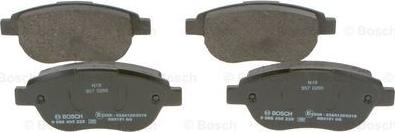 BOSCH 0 986 495 225 - Set placute frana,frana disc aaoparts.ro