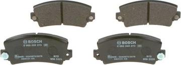 BOSCH 0 986 495 270 - Set placute frana,frana disc aaoparts.ro