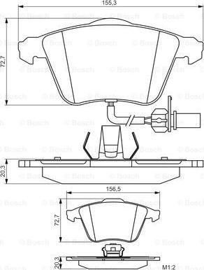 BOSCH 0 986 495 272 - Set placute frana,frana disc aaoparts.ro