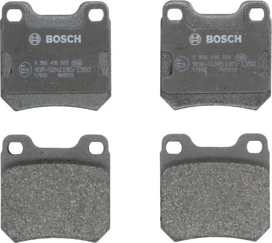 BOSCH 0 986 490 500 - Set placute frana,frana disc aaoparts.ro