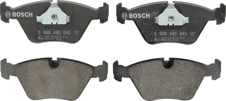 BOSCH 0 986 490 640 - Set placute frana,frana disc aaoparts.ro