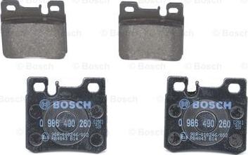 BOSCH 0 986 490 260 - Set placute frana,frana disc aaoparts.ro