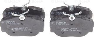 BOSCH 0 986 491 730 - Set placute frana,frana disc aaoparts.ro