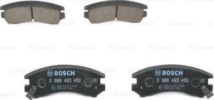 BOSCH 0 986 493 450 - Set placute frana,frana disc aaoparts.ro