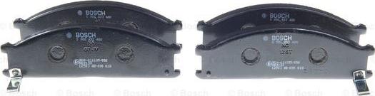 BOSCH 0 986 493 480 - Set placute frana,frana disc aaoparts.ro