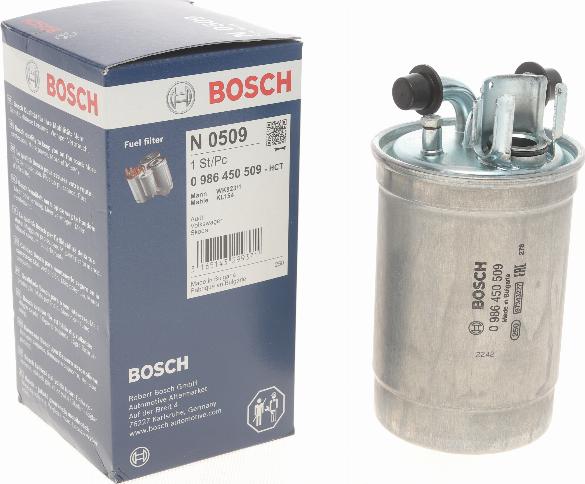 BOSCH 0 986 450 509 - Filtru combustibil aaoparts.ro