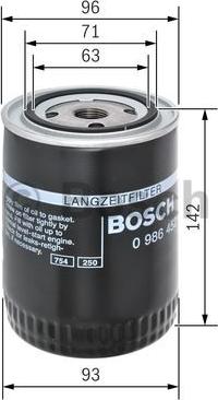 BOSCH 0 986 452 400 - Filtru ulei aaoparts.ro