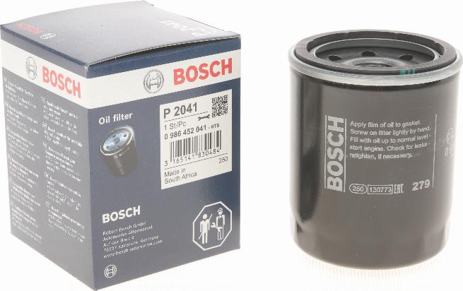 BOSCH 0 986 452 041 - Filtru ulei aaoparts.ro