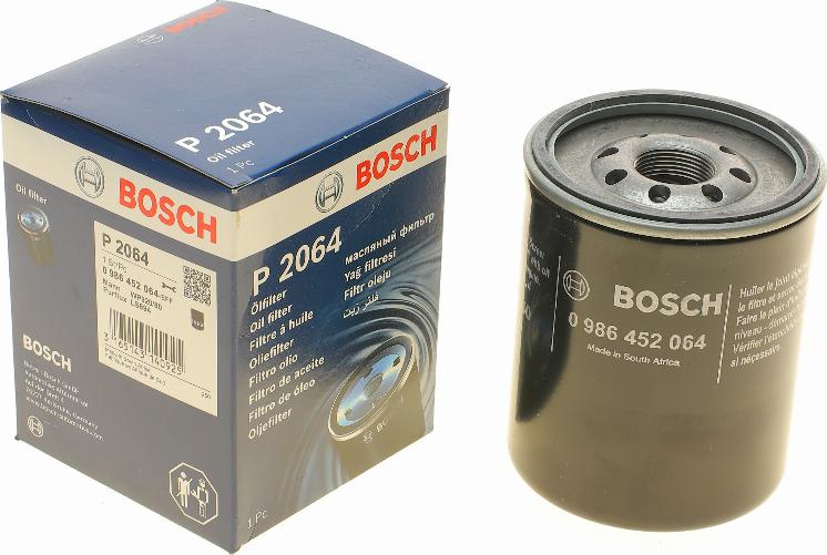 BOSCH 0 986 452 064 - Filtru ulei aaoparts.ro