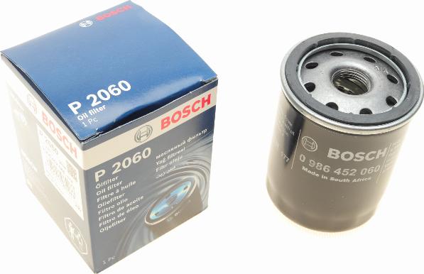 BOSCH 0 986 452 060 - Filtru ulei aaoparts.ro