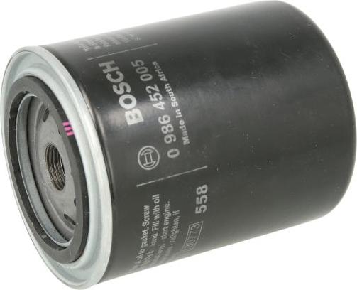 BOSCH 0 986 452 005 - Filtru ulei aaoparts.ro