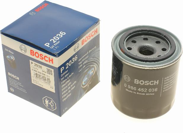 BOSCH 0 986 452 036 - Filtru ulei aaoparts.ro