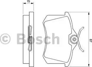 BOSCH 0 986 469 610 - Set placute frana,frana disc aaoparts.ro