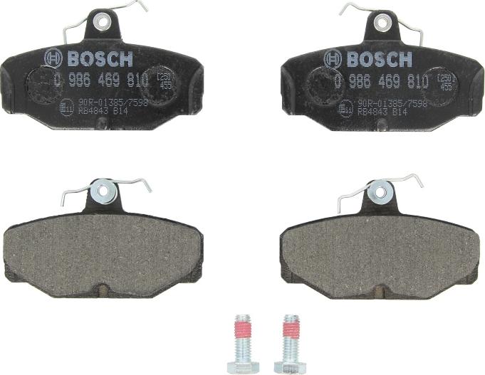 BOSCH 0 986 469 810 - Set placute frana,frana disc aaoparts.ro