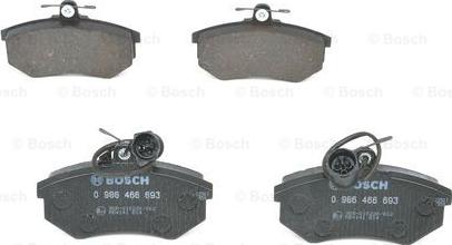 BOSCH 0 986 466 693 - Set placute frana,frana disc aaoparts.ro