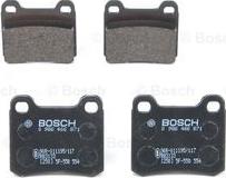 BOSCH 0 986 466 871 - Set placute frana,frana disc aaoparts.ro