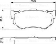 BOSCH 0 986 460 992 - Set placute frana,frana disc aaoparts.ro