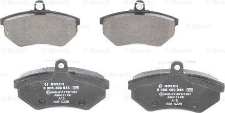 BOSCH 0 986 460 944 - Set placute frana,frana disc aaoparts.ro