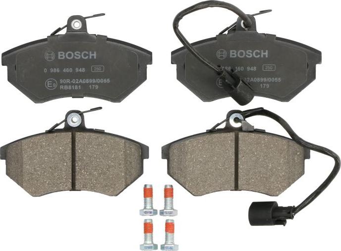 BOSCH 0 986 460 948 - Set placute frana,frana disc aaoparts.ro