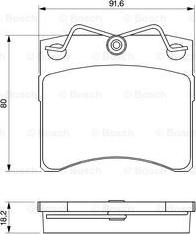 BOSCH 0 986 460 954 - Set placute frana,frana disc aaoparts.ro