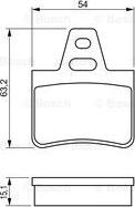 BOSCH 0 986 460 958 - Set placute frana,frana disc aaoparts.ro