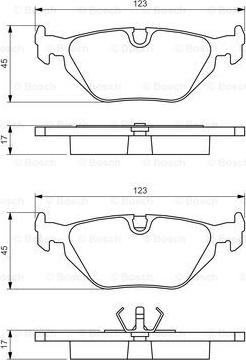 BOSCH 0 986 460 964 - Set placute frana,frana disc aaoparts.ro