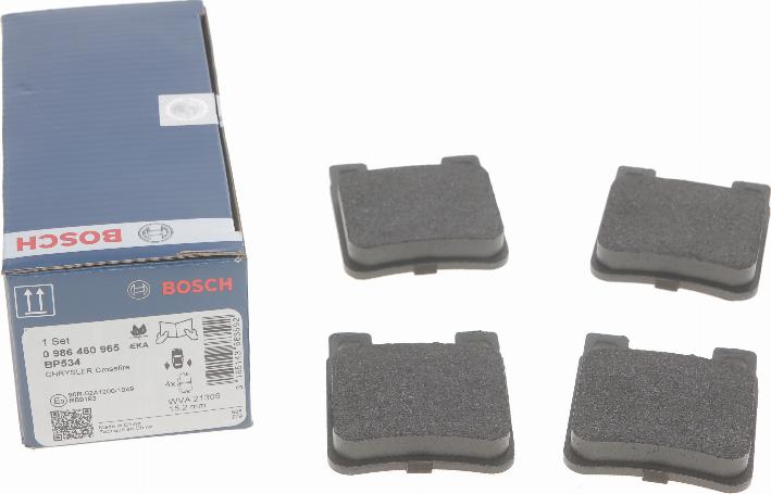 BOSCH 0 986 460 965 - Set placute frana,frana disc aaoparts.ro