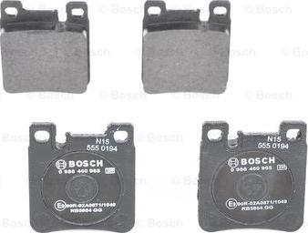 BOSCH 0 986 460 965 - Set placute frana,frana disc aaoparts.ro