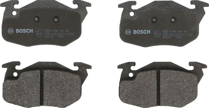 BOSCH 0 986 460 983 - Set placute frana,frana disc aaoparts.ro