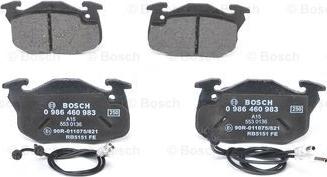 BOSCH 0 986 460 983 - Set placute frana,frana disc aaoparts.ro