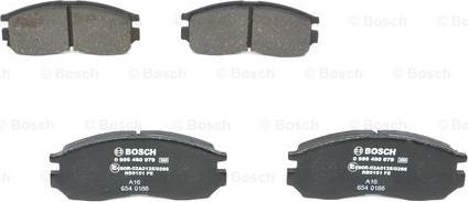 BOSCH 0 986 460 979 - Set placute frana,frana disc aaoparts.ro