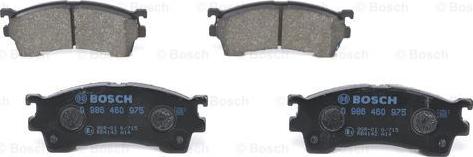 BOSCH 0 986 460 975 - Set placute frana,frana disc aaoparts.ro