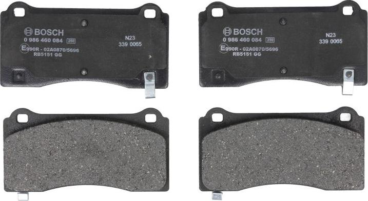 BOSCH 0 986 460 084 - Set placute frana,frana disc aaoparts.ro