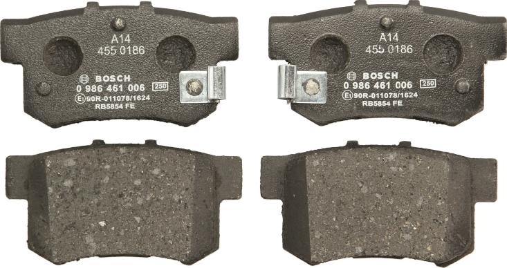 BOSCH 0 986 461 006 - Set placute frana,frana disc aaoparts.ro